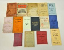 Collection of Victorian & later Whitby Guide Books, Walking and other Maps, Almanacks etc,