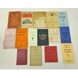 Collection of Victorian & later Whitby Guide Books, Walking and other Maps, Almanacks etc,