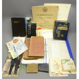 Collection of Ephemera including twenty-one Pre-stamp letters c1822-1840,