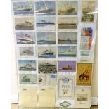 Small collection of postcards relating to steam liners including,