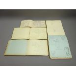 Collection of four Autograph albums belonging to Beatrice Clark,