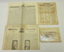 Aspin's Scarboro' Advertiser, June 3rd 1868, Yorkshire Gazette Extraordinary Ed.