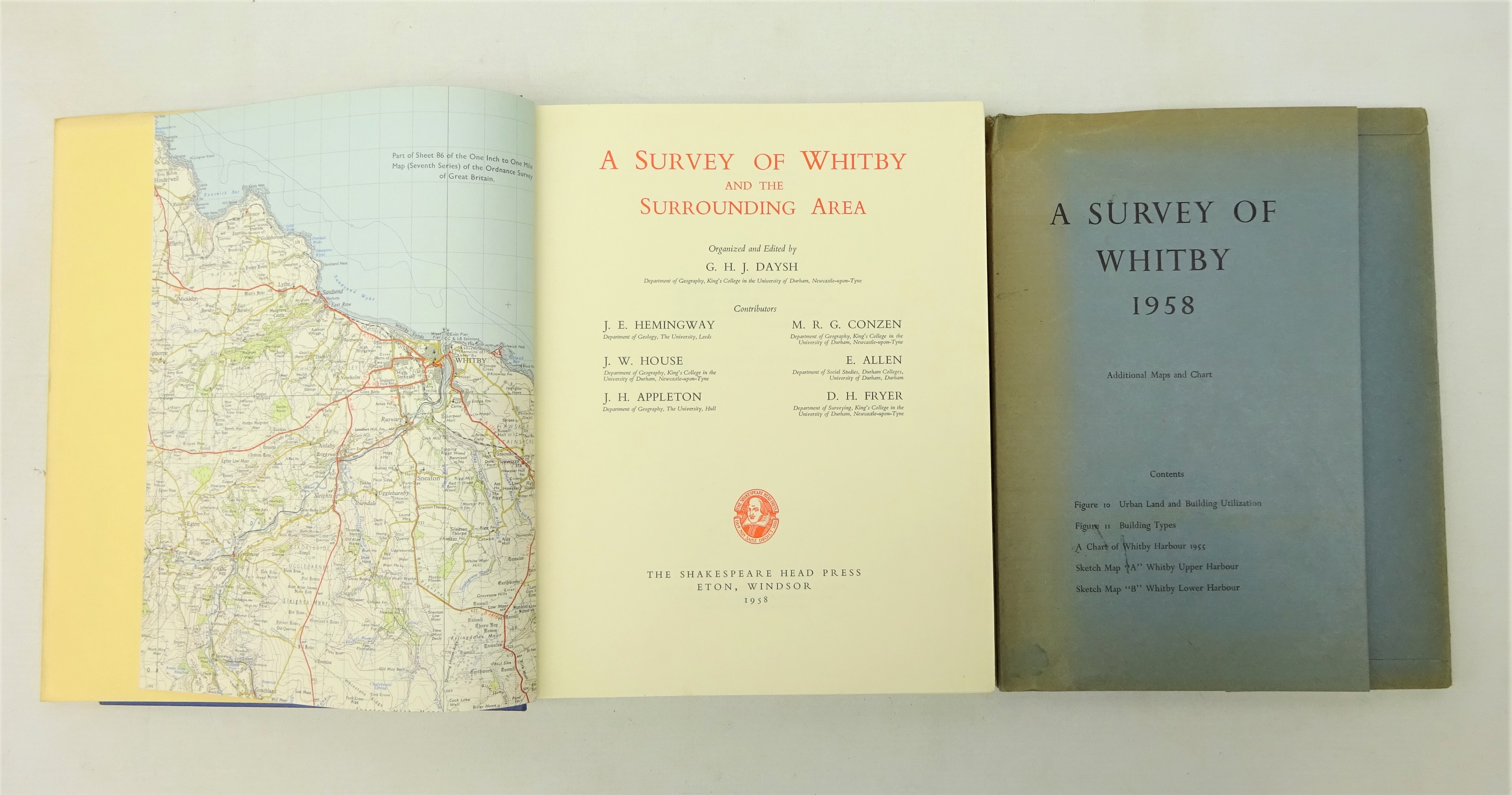 'A Survey of Whitby and the Surrounding Area' Ed. by G H J Daysh, pub. - Bild 3 aus 3