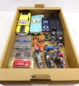 Collection of die-cast model Cars, Ertl Mustang, Burago Chevrolet, Matchbox,
