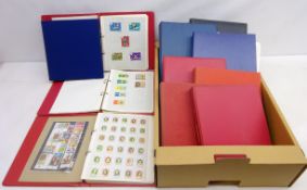 Large quantity of World stamps in thirteen ring binder folders including; Queen Victoria, Ireland,