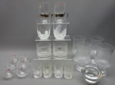 Collection of Iittala glass including pair of 'Nana' tumblers, boxed,