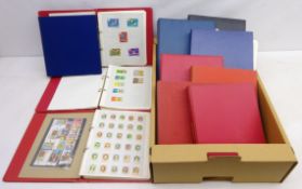 Quantity of Great British and World stamps in eleven ring binder folders including; Aden, Australia,