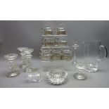 Collection of Iittala glass including; 'Gaissa' water jug, boxed, 'Alvar Aalto' vase, boxed,