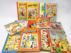 The Dandy Monster Comics, Lion Annual 1954, The Magic-Beano Book 1950 (a/f), Mickey Mouse annuals,