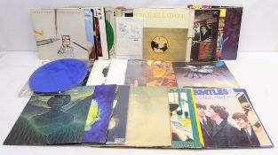 Mostly 1960s and 70s vinyl LPs including; Status Quo, The Beatles, Deep Purple 'made in Japan',