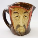 Royal Doulton 'Mephistopheles' character jug, the base bearing the verse 'When the devil was sick,