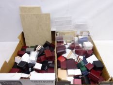 Large collection of modern ring & other jewellery boxes,