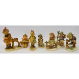 Seven Hummel Goebel figures; 'Friends',