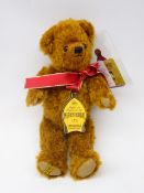 Merrythought 'Basil' limited edition brown mohair teddy bear, as new with tags,