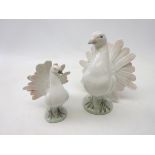 Two Grafenthal porcelain doves, H17cm Condition Report <a href='//www.