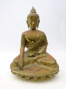 20th century brass model of Shakyamuni Buddha,