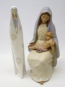 Nao figure depicting Mary and baby Jesus by Salvador Furió,