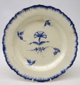 Late 18th century Creamware dessert plate,