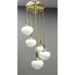 Two matched Darr lighting centre light fittings,