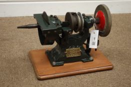 'The Compact' foot operated lathe by 'Claughton Bros.
