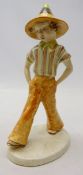 1950's Goldscheider for Myott ceramic figure of a striding boy, impressed 798 and printed marks,
