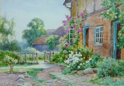 'Cottage Garden, Weston, Lambourne Valley, Berks',