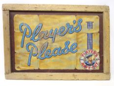 Player's Navy Cut cigarette advertising board,