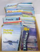 Quantity of 1980s and later Aviation magazines including; 'Popular Flying', 'Pilot',