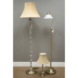 Modern standard lamp with shade,