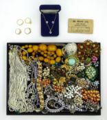 Collection of vintage and later marcasite,