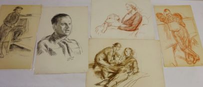 Collection of World War II Civil Defence/Ambulance/ARP Portraits,