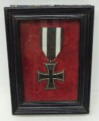 WWI German Iron Cross 2nd Class ring stamped KD,