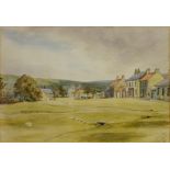 'Goathland', watercolour signed with monogram,