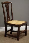 19th century country oak chair,