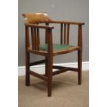 20th century mahogany armchair,