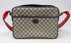 Vintage Gucci monogram messenger bag,