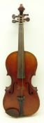 19th century violin, two piece back,