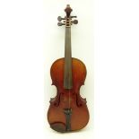 19th century violin, two piece back,