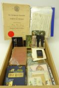 Collection of Ephemera including twenty-one Pre-stamp letters c1822-1840,