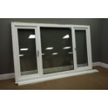 UPVC double glazed window, 217cm x 129cm Condition Report <a href='//www.