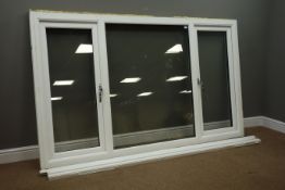 UPVC double glazed window, 217cm x 129cm Condition Report <a href='//www.