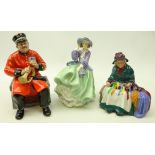 Three Royal Doulton figurines 'Past Glory',