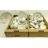Minton 'Haddon Hall' dinner and tea ware for six persons, plus extra cups & saucers,