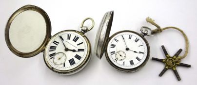 Edwardian silver pocket watch,