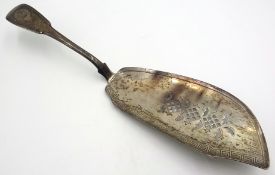 Georgian silver fish slice by Richard Turner London 1806 approx 5oz Condition Report