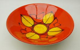 Poole pottery 'Delphis' bowl, by Ros Sommerfelt,