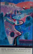 David Hockney (British 1937-): 'Nichols Canyon',