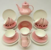 1950's Rorstrand 'Rosmarin' tea service designed by Hertha Bengtson,