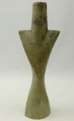 Chris Carter, (British 1945-) 'Cycladic' twisted form vase,