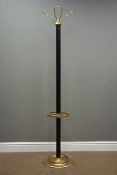 1970s black and gold painted coat stand, H169cm Condition Report <a href='//www.